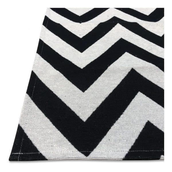 Jogo de Tapete Cozinha Antiderrapante 3 peças Chevron Preto com Cru em  Super Oferta, você encontra aqui na Casas Franklin: Cama, Mesa e Banho no  Melhor Preço!