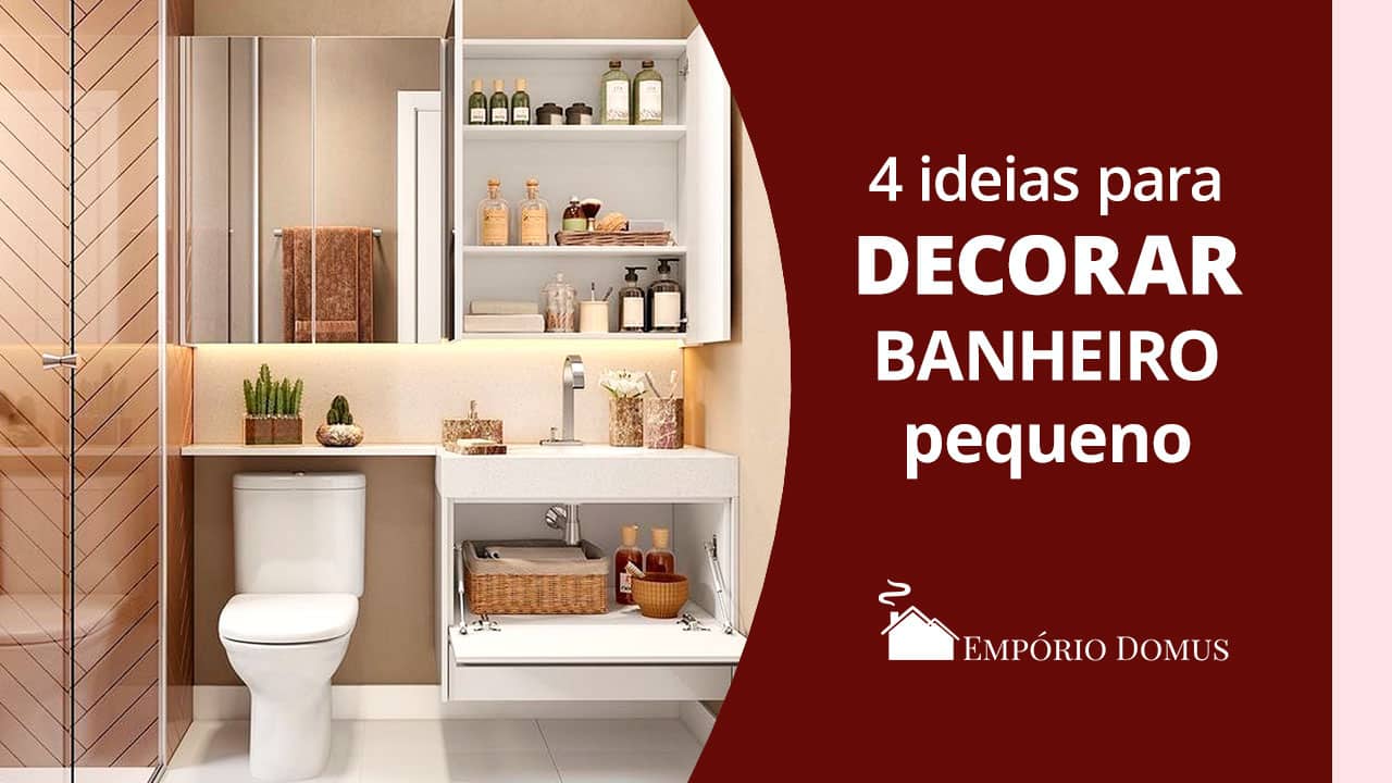 Como fazer uma decoração de banheiro pequeno