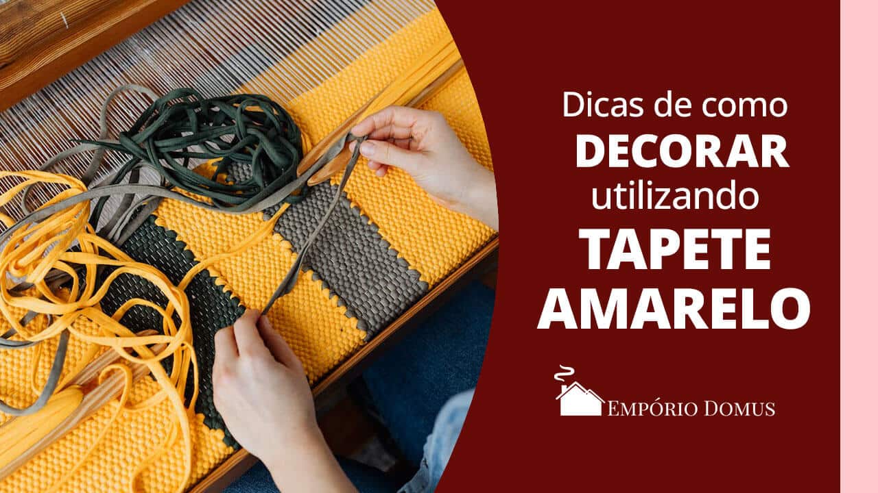 decoracao-tapete-amarelo - Empório Domus - 1