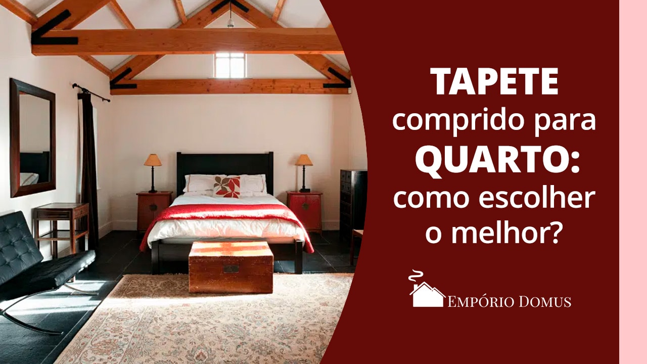 Tapete comprido para quarto