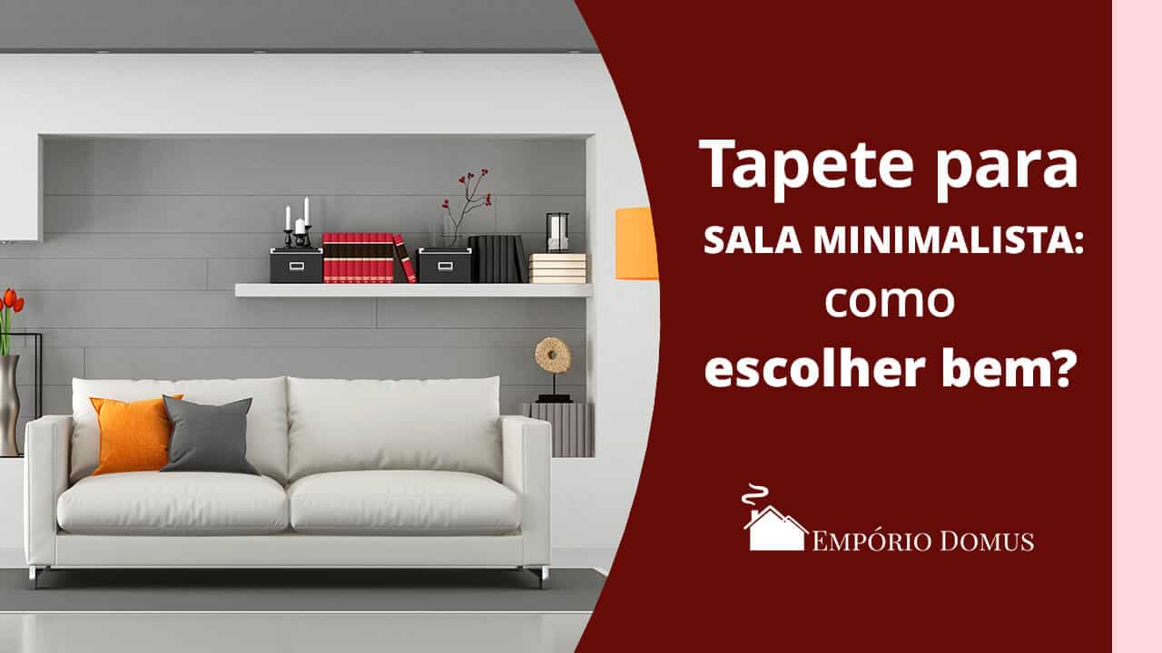 Tapete para sala minimalista